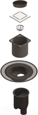 Трап для душа Berges Platz Norma 150x150 / 090059