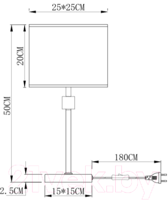 Прикроватная лампа Arte Lamp North A5896LT-1PB