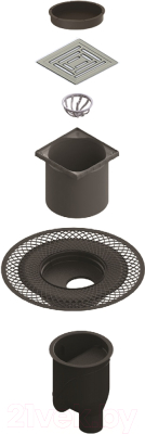 Трап для душа Berges Platz Uno 150x150 / 090070