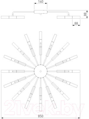 Люстра Bogate's 348