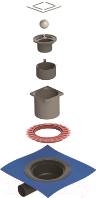 Трап для душа Berges Zentrum Norma / 090362