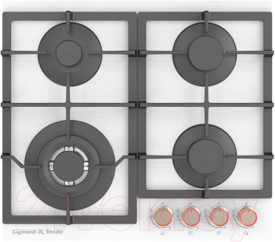 Газовая варочная панель Zigmund & Shtain MN 199.61 W - фото