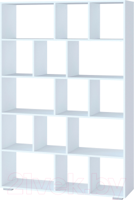 Стеллаж Сокол-Мебель СТ-15 (белый) - фото