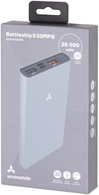 Портативное зарядное устройство Accesstyle Battleship II 20MPQ