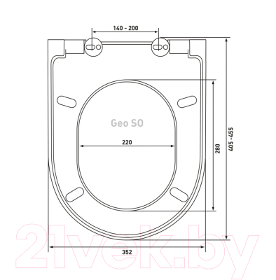 Сиденье для унитаза Berges Geo SO / 015103 (с микролифтом)