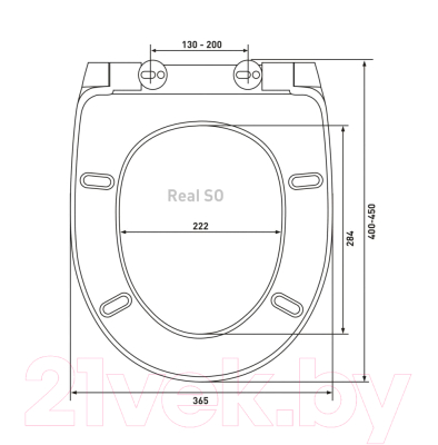 Сиденье для унитаза Berges Real SO / 011503 (с микролифтом)