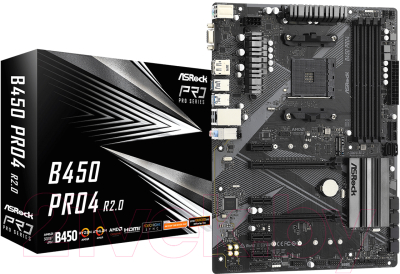 Материнская плата AsRock B450 Pro4 R2.0