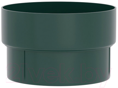 Муфта водосточная Grand Line ПВХ RAL 6005 - фото