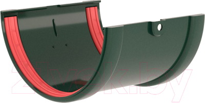 Соединитель желобов Grand Line ПВХ RAL 6005 - фото