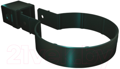 Хомут водосточной трубы Grand Line Premium Kliker ПВХ RAL 6005 - фото