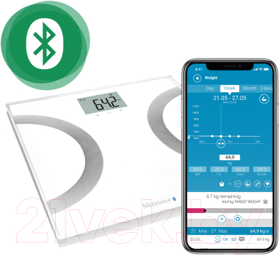 Напольные весы электронные Medisana BS 445 Connect