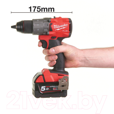 Аккумуляторная дрель-шуруповерт Milwaukee M18FPD2-0X / 4933464263 (кейс)