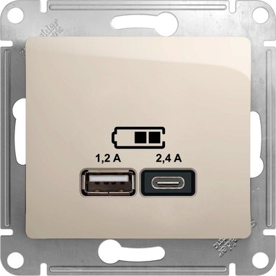 Розетка Schneider Electric Glossa GSL000939 - фото