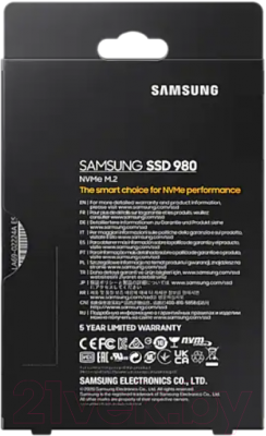 SSD диск Samsung 980 500GB (MZ-V8V500BW)