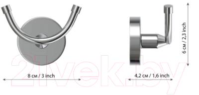 Крючок для ванной FORA Long L027