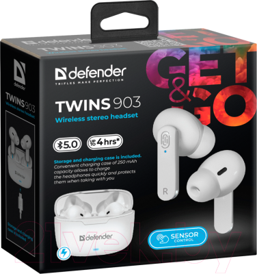 Беспроводные наушники Defender Twins 903 / 63903