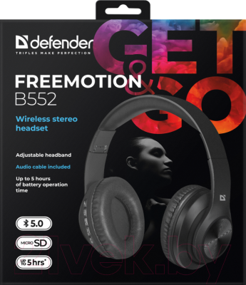 Беспроводные наушники Defender FreeMotion B552 / 63552
