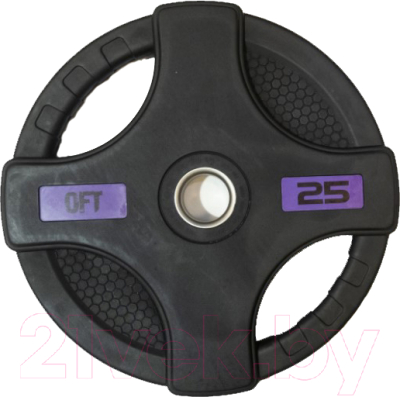 Диск для штанги Original FitTools FT-2HGP-25 - фото