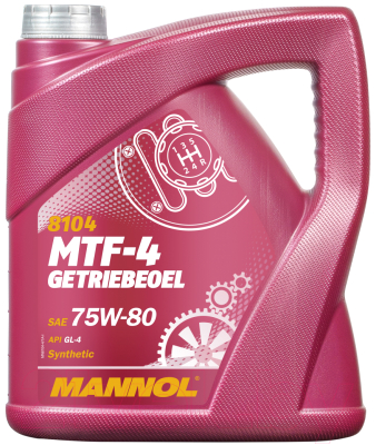 Трансмиссионное масло Mannol MTF-4 Getriebeoel 75W80 GL-4 / MN8104-4 - фото