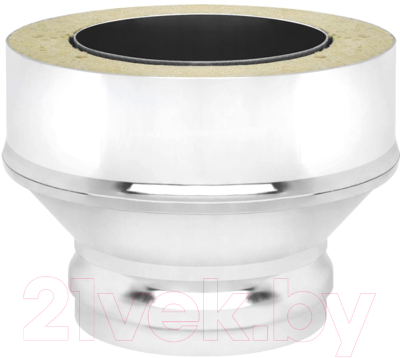 Переходник для дымохода Везувий 0.5мм д.150х220 (ММ) - фото