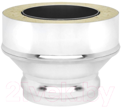 Переходник для дымохода Везувий 0.8мм д.180х250 (ММ) - фото