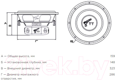 Головка сабвуфера Урал TT 12