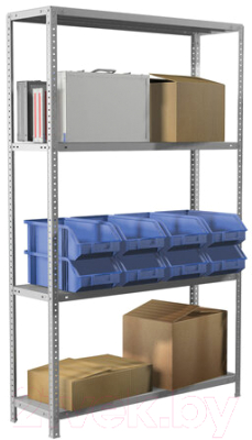 Стеллаж металлический Brabix Ms Plus-185/50-4 / 291106