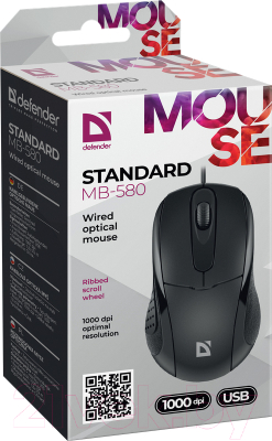 Мышь Defender Standard MB-580 / 52580