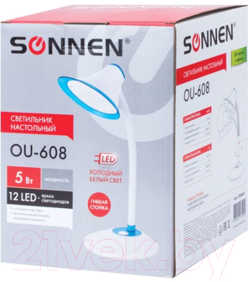 Настольная лампа Sonnen Ou-608 / 236669