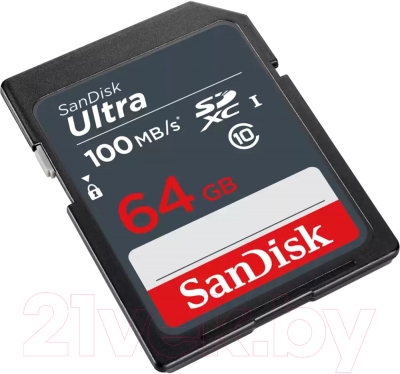 Карта памяти SanDisk Ultra SDHC Memory Card 64GB