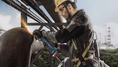 Профессиональная угловая шлифмашина Bosch GWS 180-LI