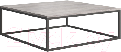 Журнальный столик Loftyhome Мальборк Квадро / mb021303 (смоук) - фото