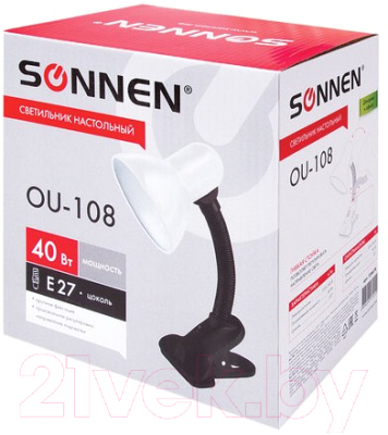Настольная лампа Sonnen Ou-108 / 236678 (белый)