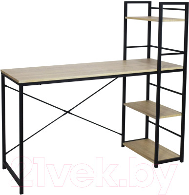 Стол-стеллаж Brabix Loft Cd-005 / 641223 (дуб натуральный) - фото