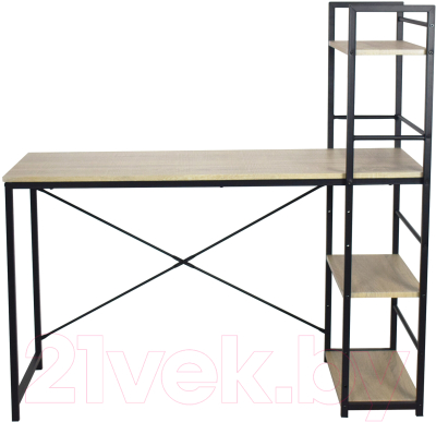 Стол-стеллаж Brabix Loft Cd-005 / 641223 (дуб натуральный)