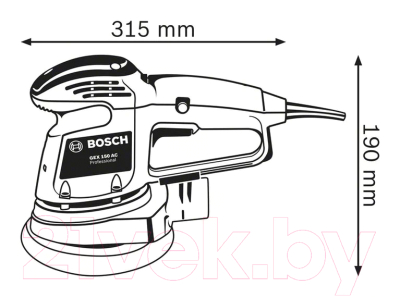 Профессиональная эксцентриковая шлифмашина Bosch GEX 34-150