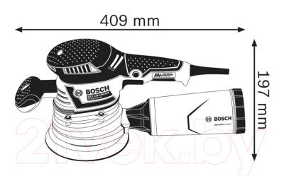 Профессиональная эксцентриковая шлифмашина Bosch GEX 40-150