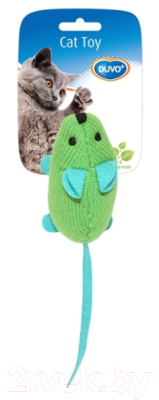 Игрушка для кошек Duvo Plus Вязанная мышка / 1717030/DV - фото