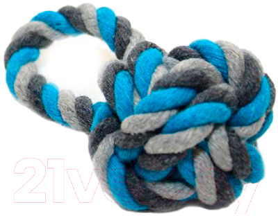 Игрушка для собак Duvo Plus Мяч с ручкой / 4705084/DV - фото