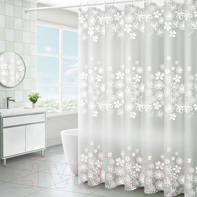 Шторка-занавеска для ванны MONAMI BME809-180x180