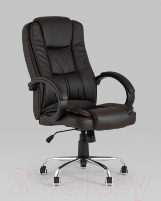 Кресло офисное TopChairs Atlant D-430 (коричневый)