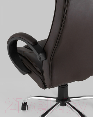 Кресло офисное TopChairs Atlant D-430 (коричневый)