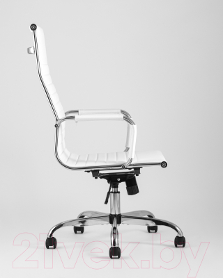 Кресло офисное TopChairs City D-101H (белый)