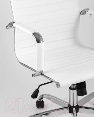 Кресло офисное TopChairs City D-101H (белый)