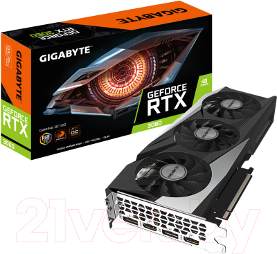 Видеокарта Gigabyte GeForce RTX3060 Gaming OC 12GB rev2.0