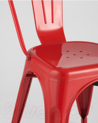 Стул Stool Group Tolix / YD-H440B LG-03 (красный глянцевый)
