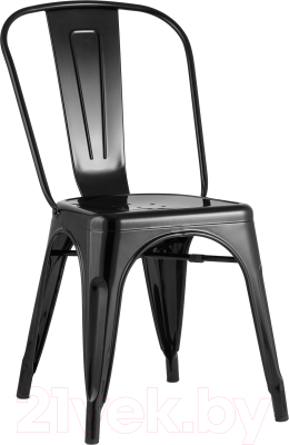 Стул Stool Group Tolix / YD-H440B LG-01 (черный глянцевый) - фото