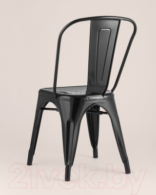 Стул Stool Group Tolix / YD-H440B LG-01 (черный глянцевый)
