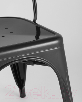 Стул Stool Group Tolix / YD-H440B LG-01 (черный глянцевый)