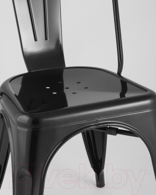 Стул Stool Group Tolix / YD-H440B LG-01 (черный глянцевый)